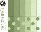 Papier numérique en lin vert, papier scrapbook de lin, textures numériques vertes, arrière-plans numériques de tissu en lin, Lin vert jpg