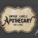 Blank Vintage Apothecary Labels, Printable Vintage Labels, Blank Potion ...