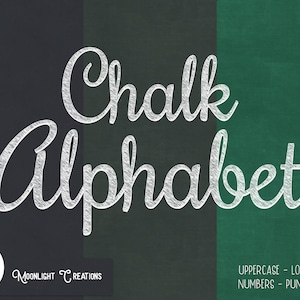 Alphabet de craie, cliparts d'alphabet de craie, alphabet numérique effet craie, alphabet à télécharger, cliparts de lettres et nombres, PNG