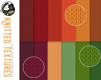 Knit Digital Paper Pack, Fall Knit Digital Paper, Knitted Backgrounds, knit pattern textures printable scrapbook paper, commercial use