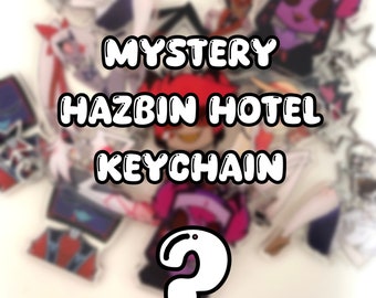 Mystery Hazbin Hotel Keychain, Surprise Goodie Bag