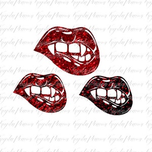 Vampire Lips Printable PNG files