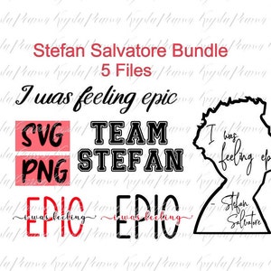 Stefan Salvatore Bundle (5 PNG- und SVG-Dateien)