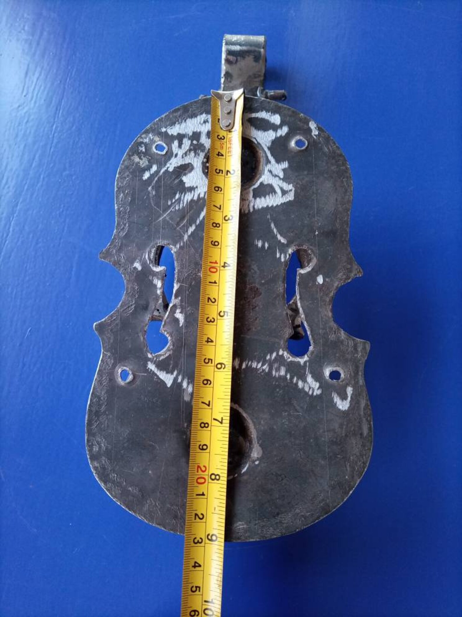 Black Wrought Iron Violin.handmade Door Metal Decor. Etsy