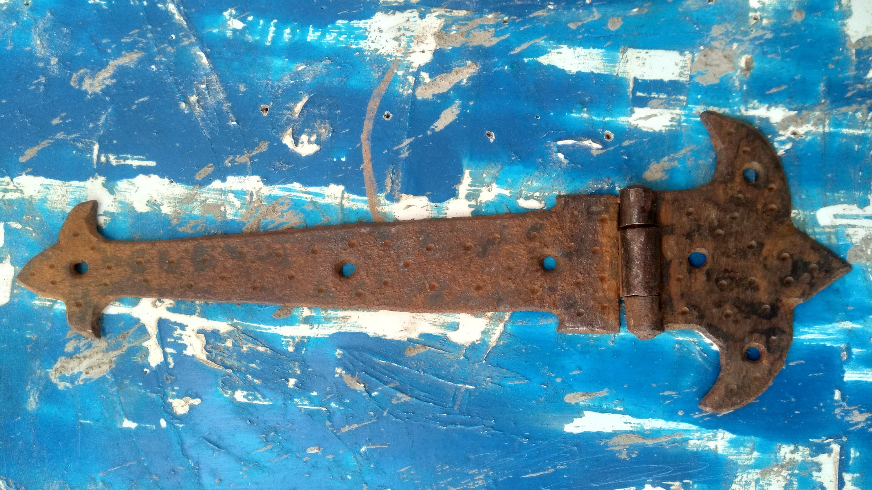 Blacksmith Wrought Iron Straps. Hinges.hammered Etsy