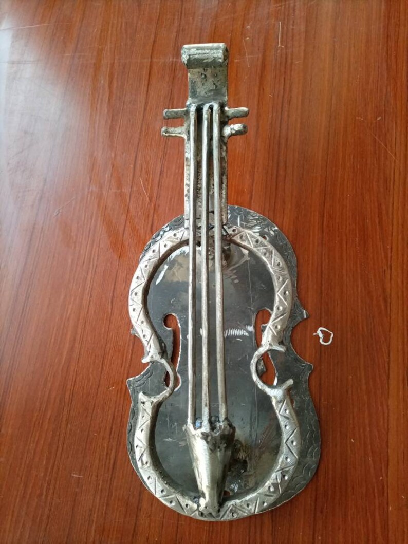 Black Wrought Iron Violin.handmade Door Metal Decor. Etsy