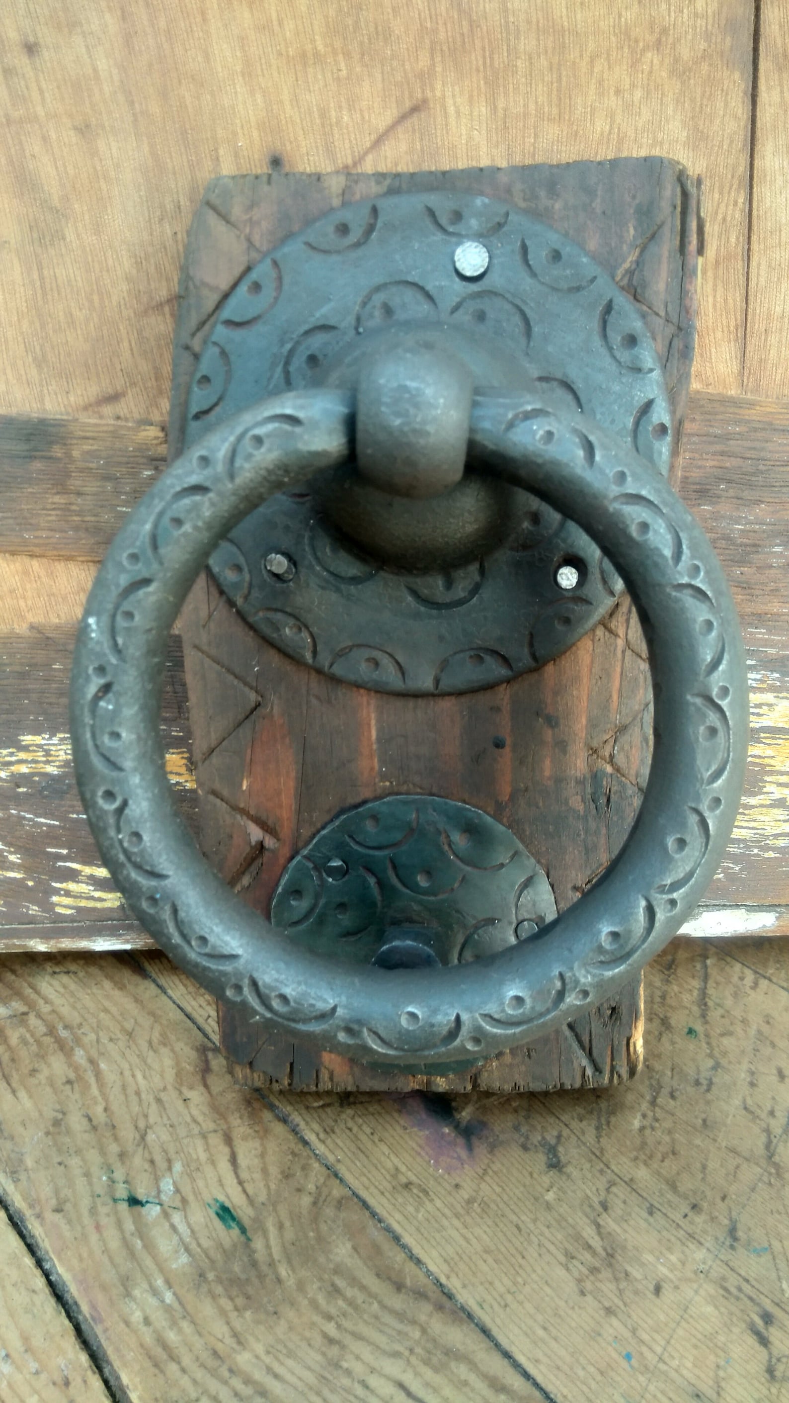 Hammer Door Knocker. Black Metal Earrings Pulls . Front Door Etsy Ireland