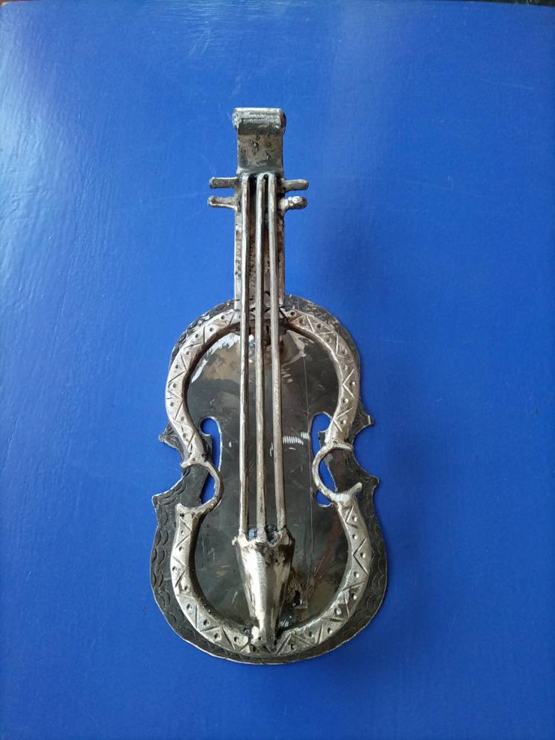 Black Wrought Iron Violin.handmade Door Metal Decor. Etsy