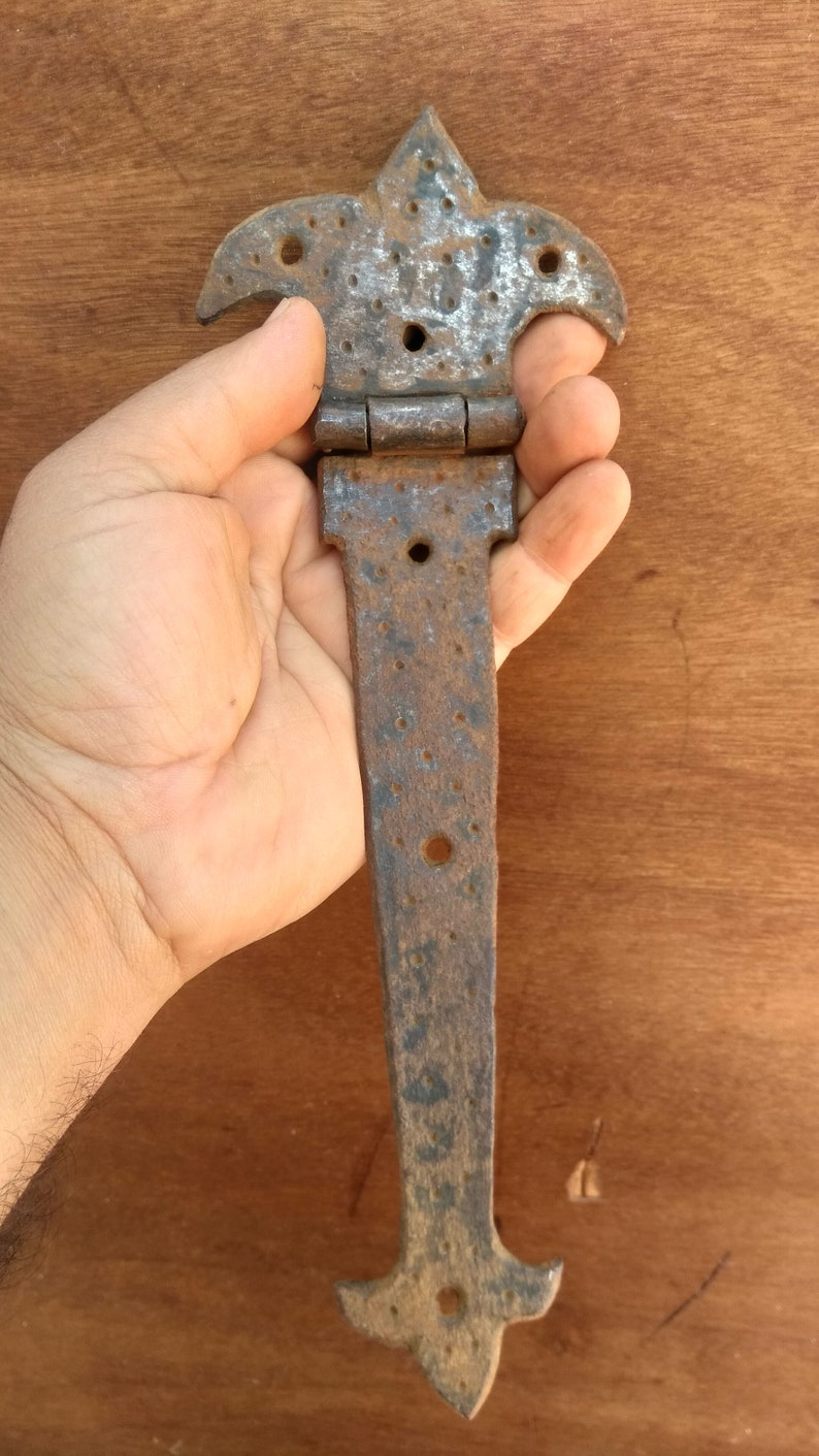 Blacksmith Wrought Iron Straps. Hinges.hammered Etsy