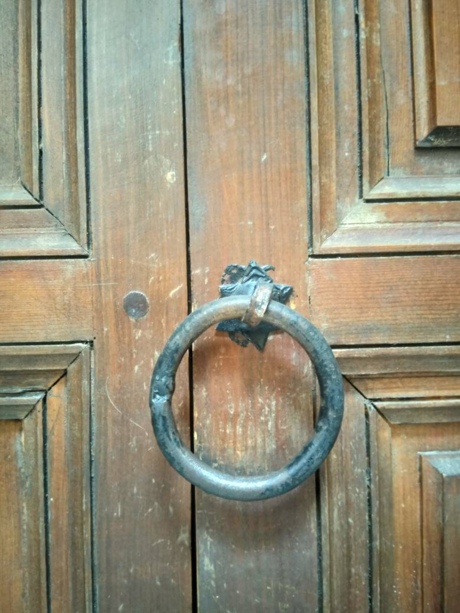 Hammer door knocker.Black Wrought Iron Door Knocker.Iron Etsy