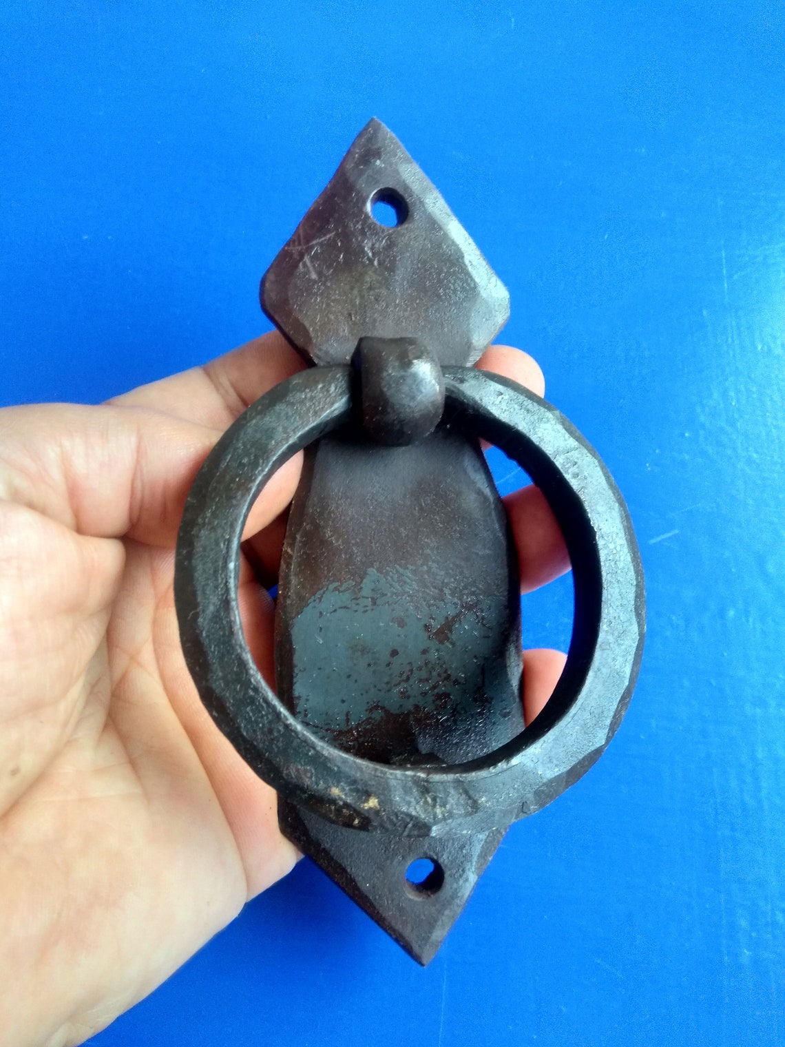 Black Authentic Iron Door Knocker for House Entry Etsy