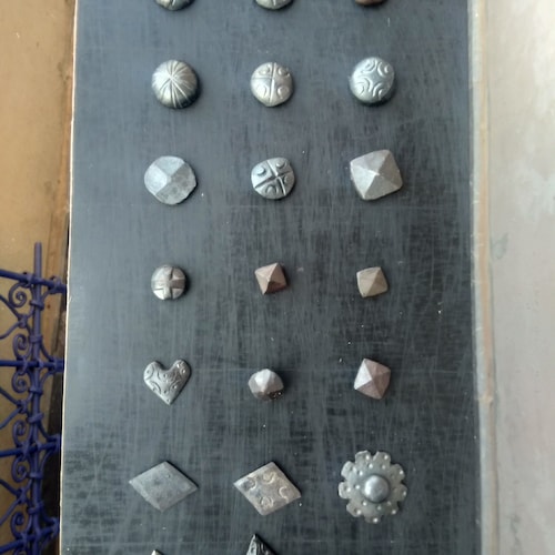 Handmade Wrought Iron Nails .door Hardware.sets Etsy