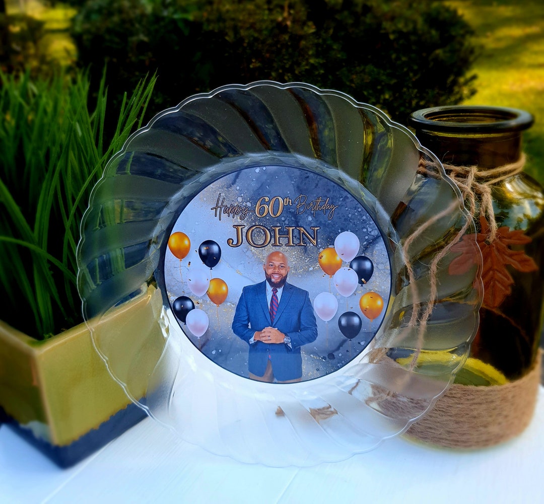 Plastic Plate Birthday Party Disposable Hard Plastic Themed Celebration