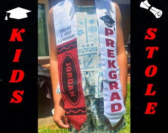 Graduation Stole| Custom Graduation Stole| Graduation Sash| Photo Sash| College Stole| High School Grad Stole, Graduation Gift| Stole| Sash