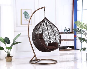 Featured image of post Indoor Hanging Circle Chair - 2 different types of indoor hanging chairs.