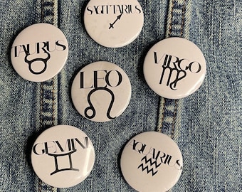 Zodiac Sign - Pins
