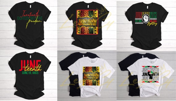 Various Juneteenth Designs