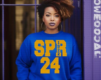 SPR/FALL Line Year Apparel | Custom Greek Year Crewneck | Sorority | Collegiate Inspired Apparel