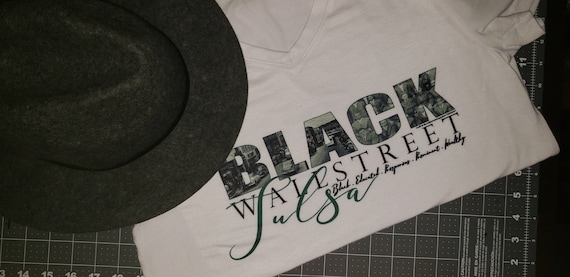 Tulsa Black Wallstreet T-Shirt