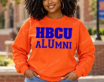 HBCU Alumni / Finns som T-shirt, Rundkrage, Hoodie, Linne, Långärmad
