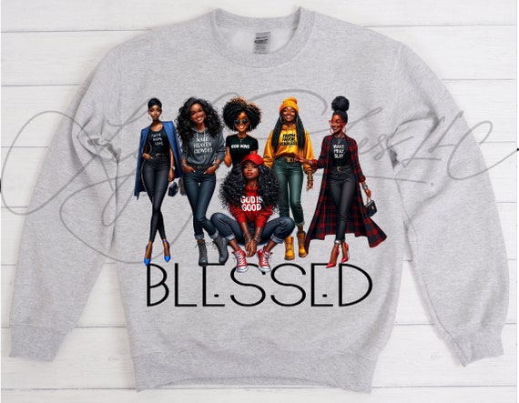 Blessed / God is Love - Available in Tee, Crewneck, Hoodie, Tank, Long Sleeve