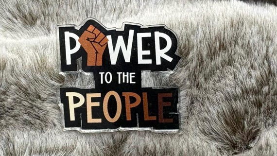 Power to the People - Pin