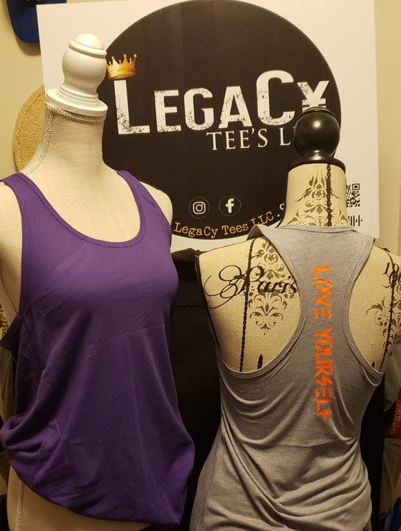 Love Yourself Racerback Tanks