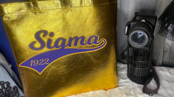 Sigma / Rhoyalty Metallic Tote