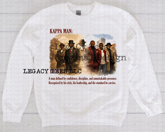 Kappa Man Apparel | Then & Now Legacy Design | Distinguished Gentleman Apparel | Kappa Inspired Shirt | Gift for Him