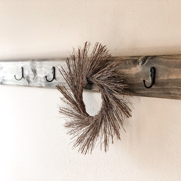 Simple Coat Hook, Wall Mounted, Coat Hanger, Entryway Hooks, Rustic Entryway, Coffee cup hooks, Stocking Hanger, Mudroom Hook,Towel Hanger