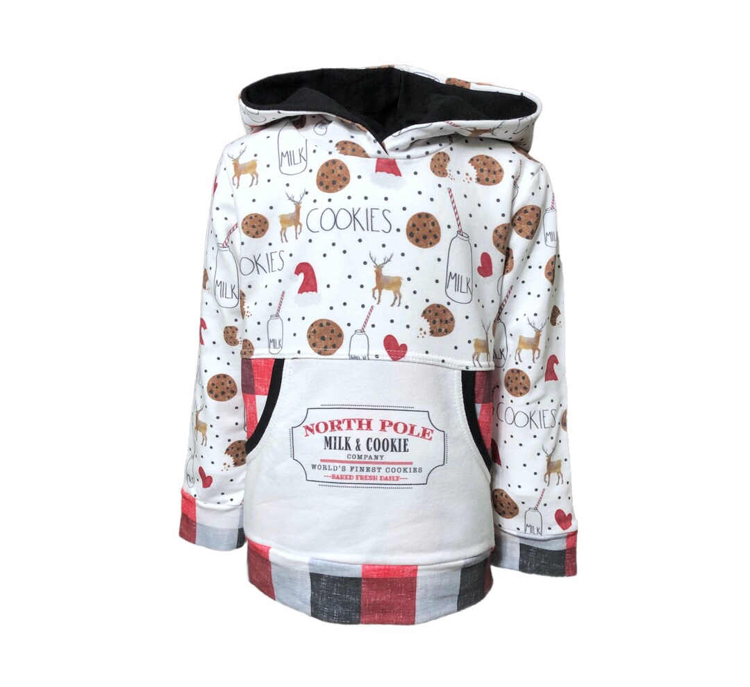 Felpa Con Cappuccio Per Bambini Game Kids XMAS1 Renna Che Si Nasconde, Blu Navy, Taglia 11-12 Anni, Regalo Di Natale - 2
