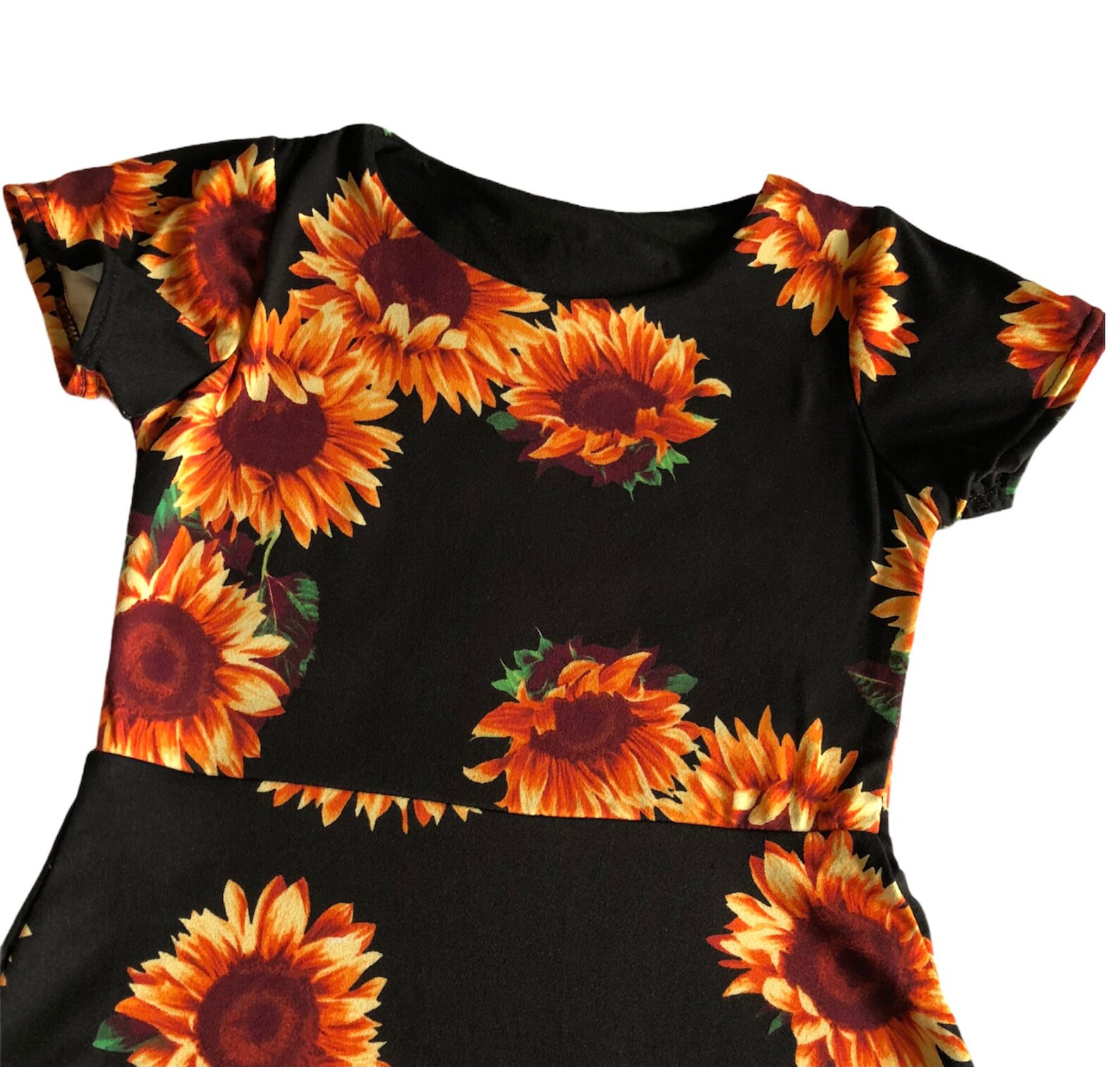 mommy and me matching sunflower outfits