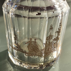 Very rare bottle Houbigant crystal Baccarat - 1910s