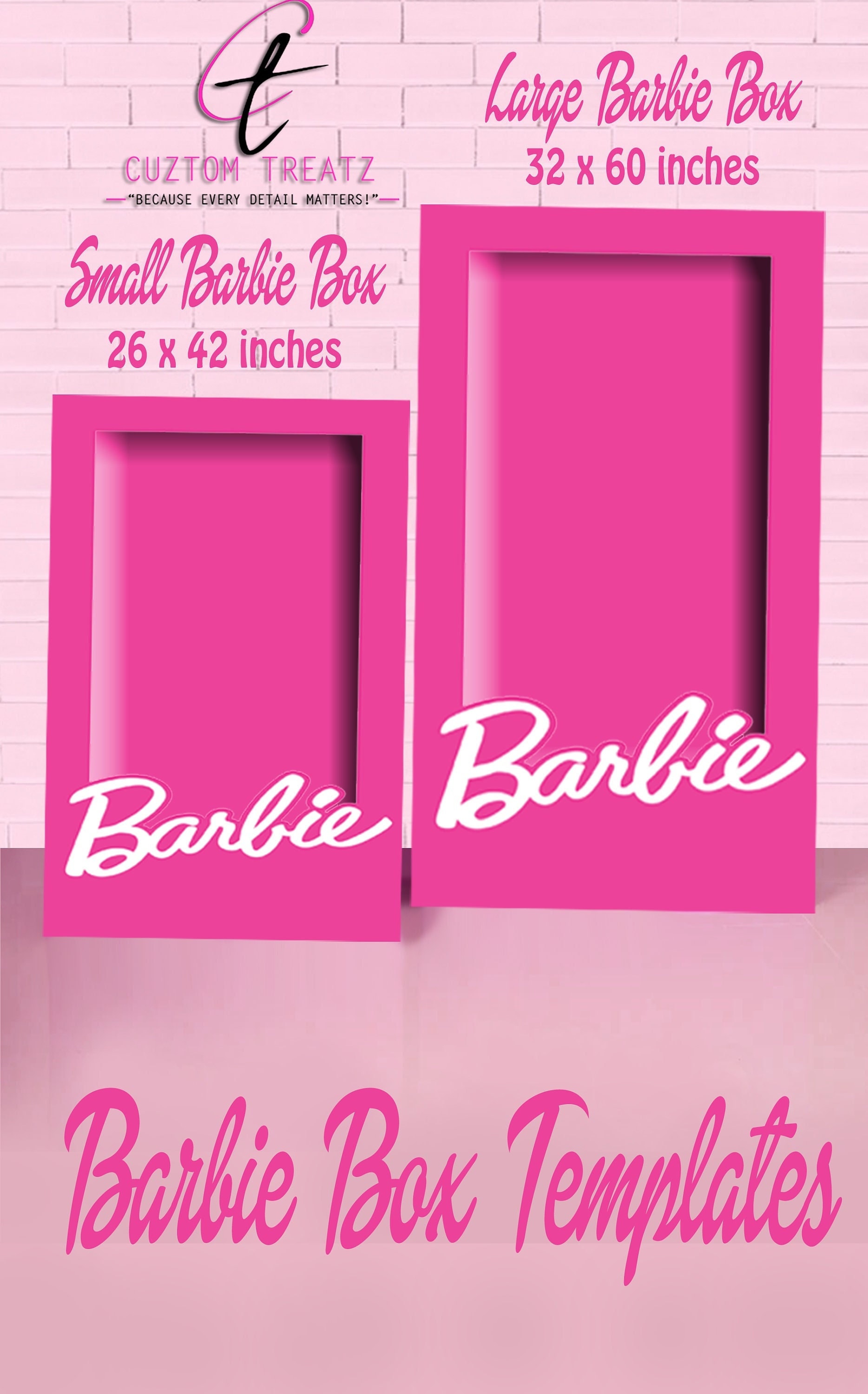Barbie Doll Box Template