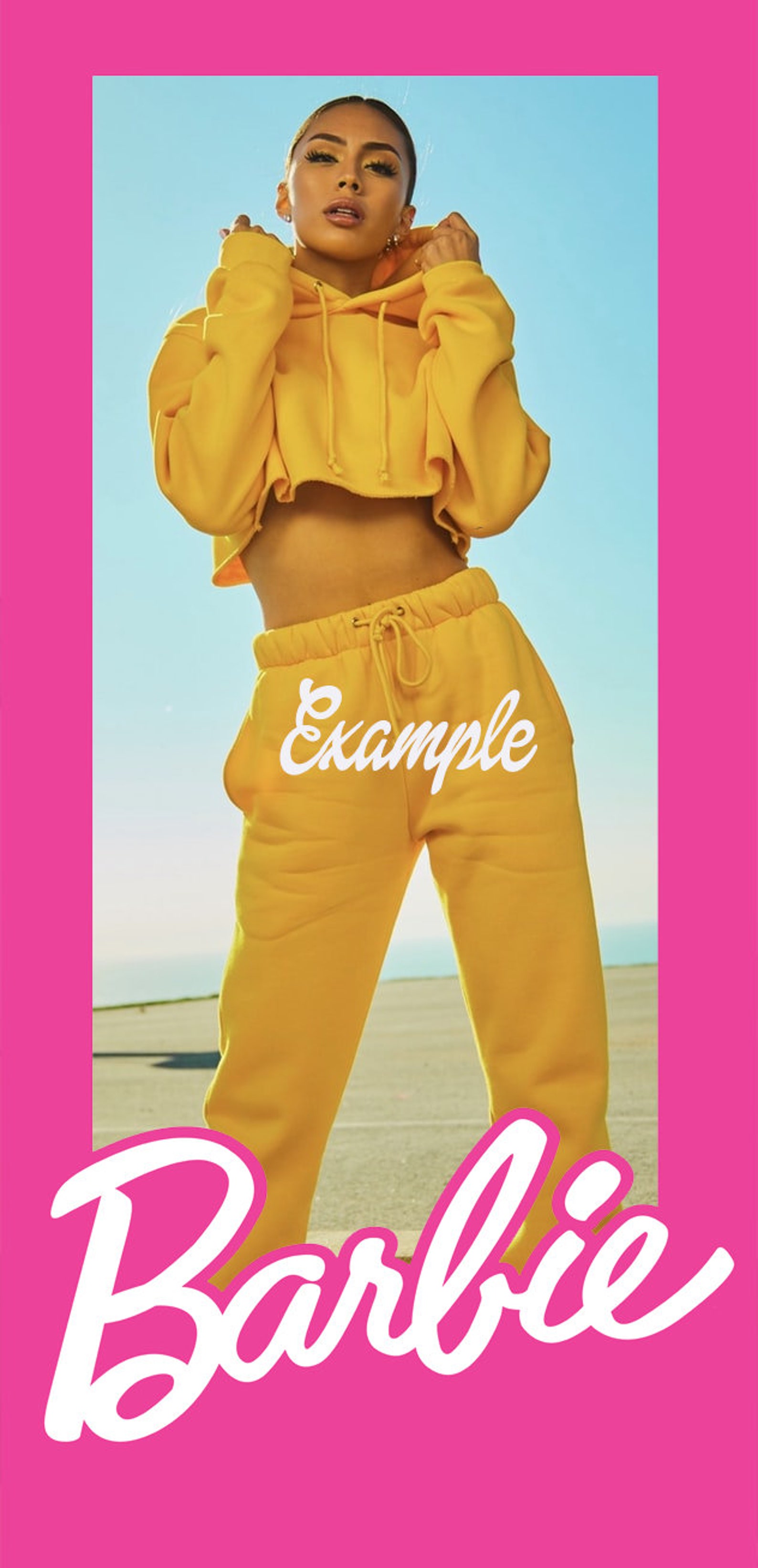Barbie Photo Frame Large Size DIY Instant Download - Etsy