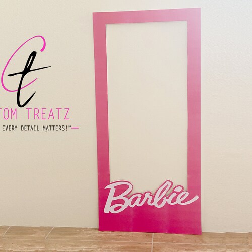 Barbie Photo Frame Barbie Photo Prop DIY Print at Home - Etsy