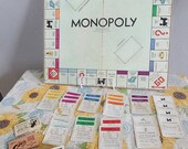 Vintage 1946 Monopoly Board Game.