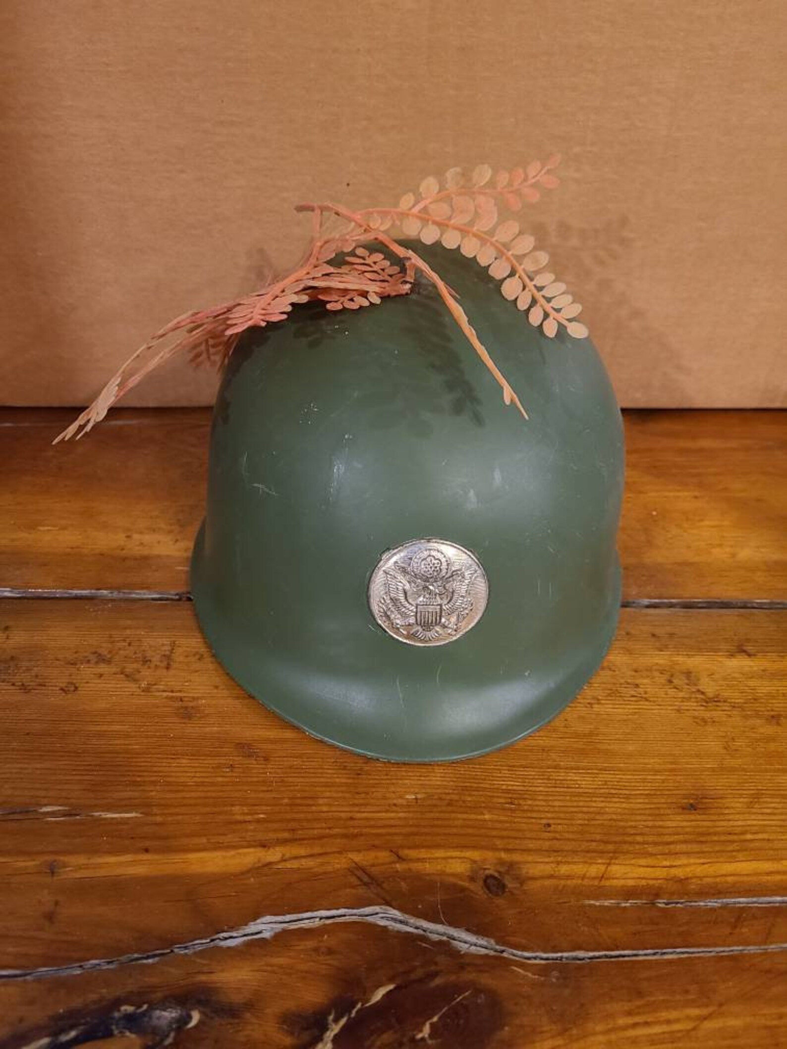 Vintage Plastic Toy Army Helmet. Etsy