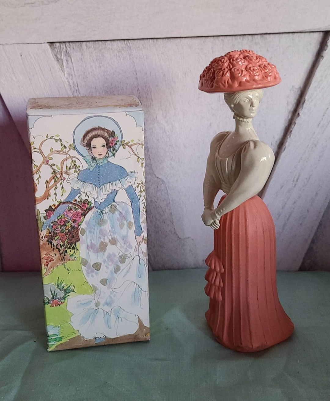 Vintage Avon Victorian Fashion Figurine. Gay Nineties Somewhere