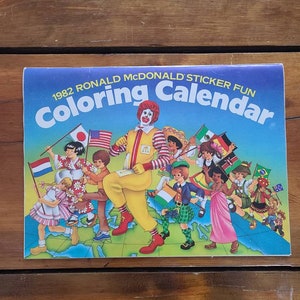 Mcdonalds Calendar - Etsy