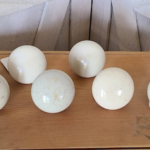 Antique White Ceramic Door Knobs.