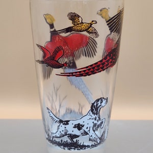 Vintage Hazel Atlas Pheasant Glass