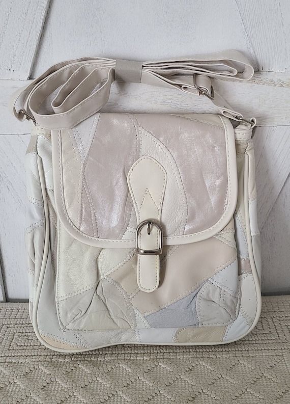 Vintage Patchwork Leather Purse - image 1