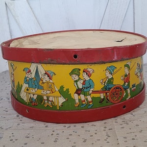 Vintage Childs Toy Drum