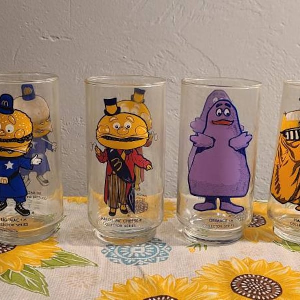 Mcdonalds Glasses - Etsy