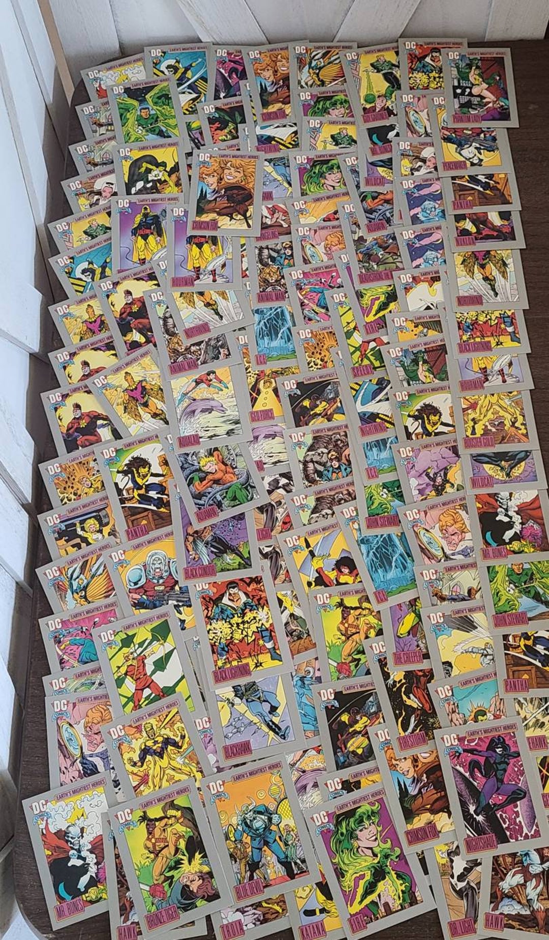 Lot of 137 DC Comics Trading Cards From 1991 - Etsy