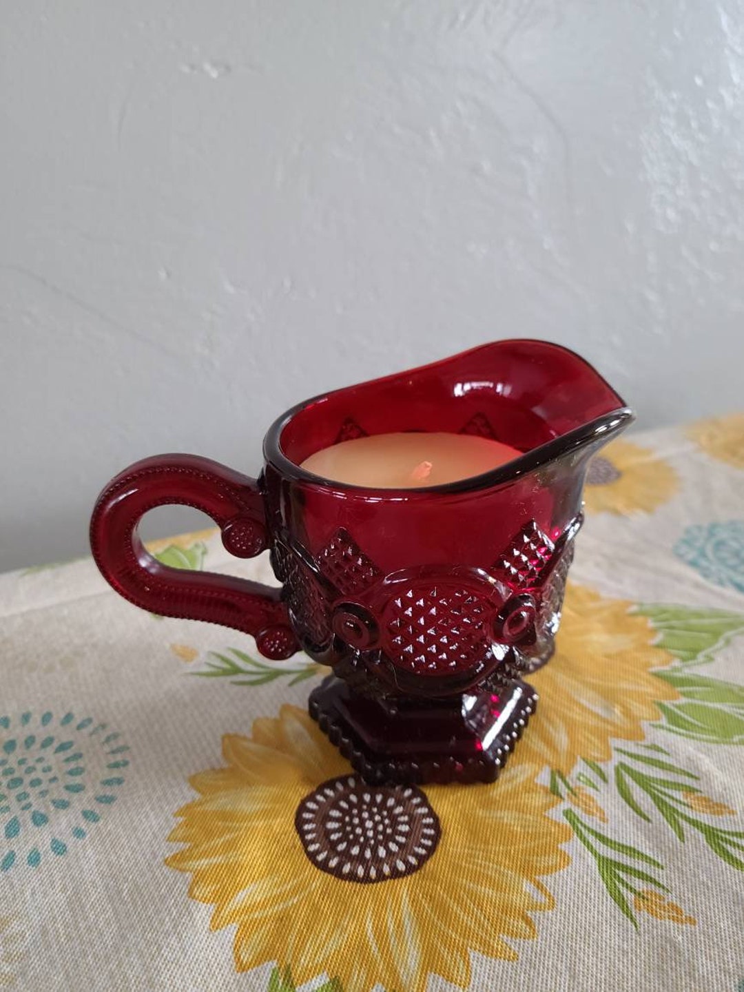 Vintage Cape Cod Glassware Collection. Creamer. Etsy