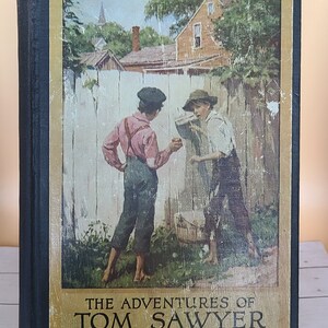 The Adventures Tom Sawyer by Mark Twain - Etsy