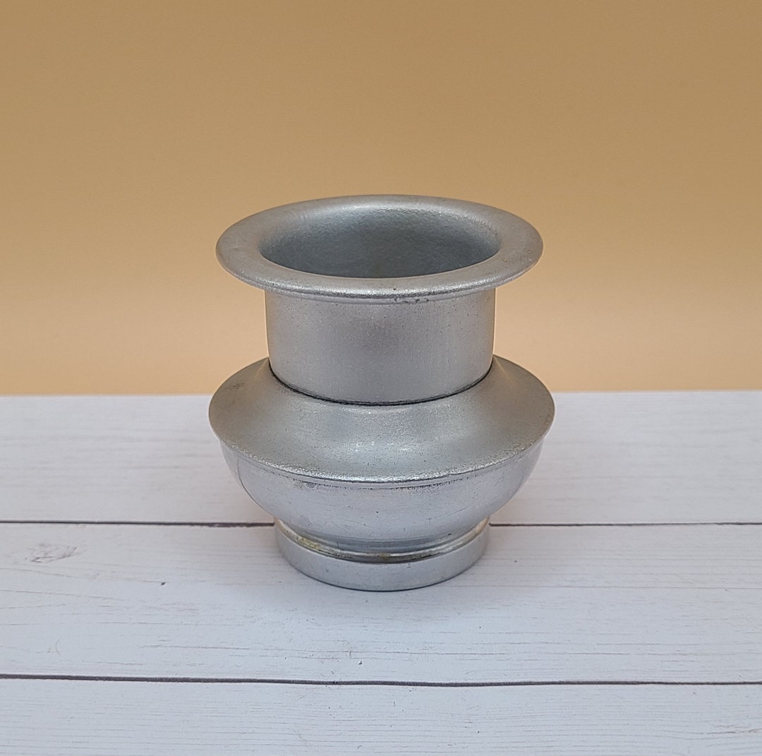 Vintage Aluminum Spittoon or Toothpick Holder Etsy
