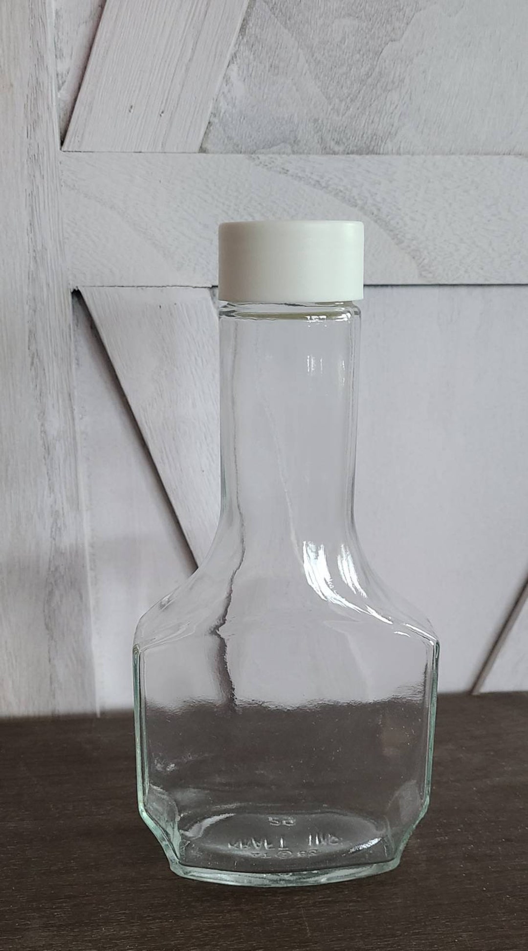 vintage glass salad dressing bottle Kraft With White Lid Vintage Good Season Salad Dressing